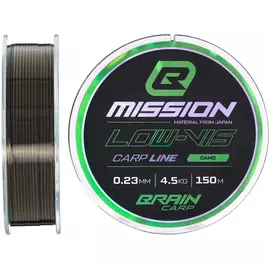 Волосінь Brain Mission Carp Line (Camo) 150m 0.23mm 4.5kg, фото 